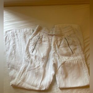 ATHLETA Linen Pants || Cabo Linen Wide Leg Pant